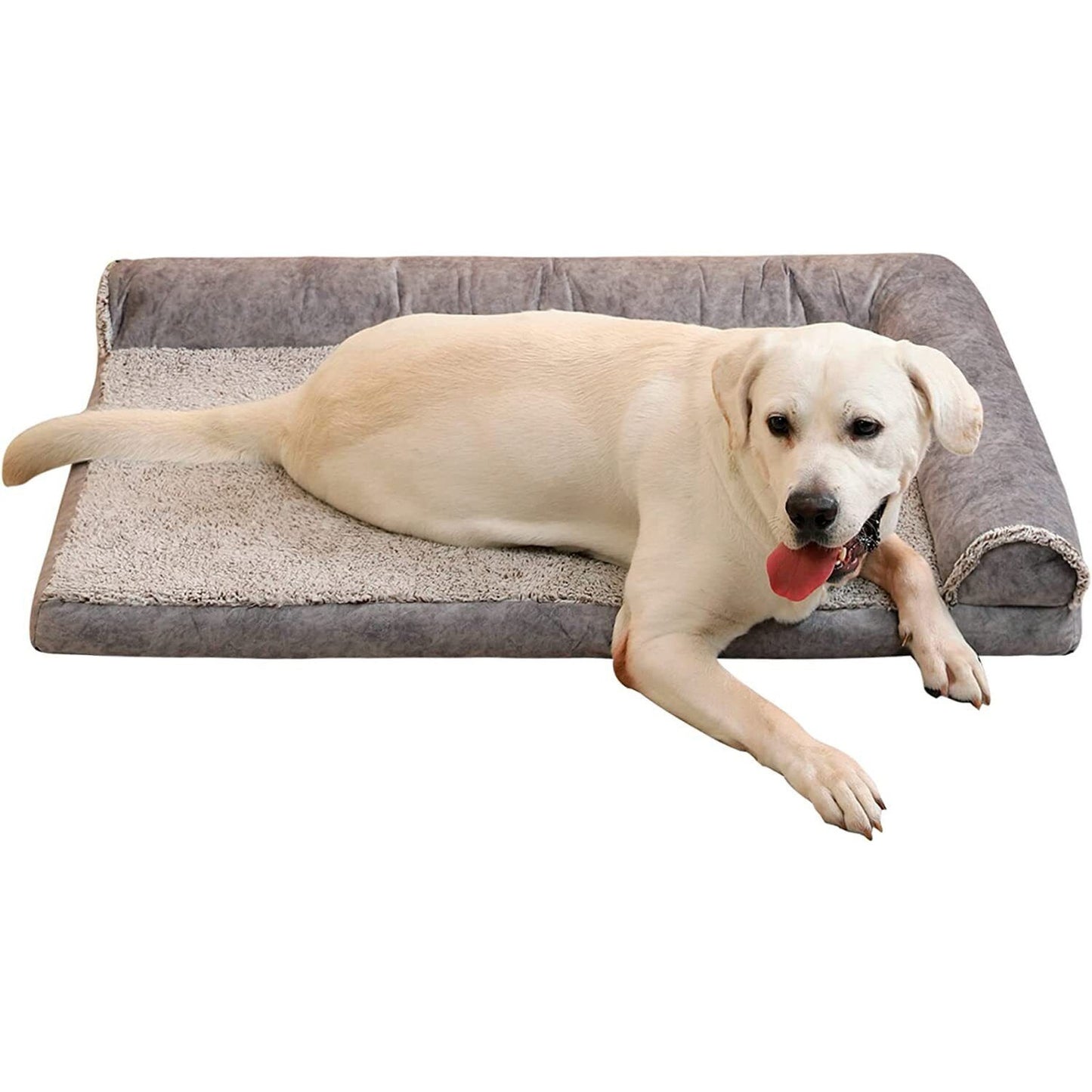 QUVITA Luxury Large Dog Bed with Removable Pillow and Memory Foam X Large Off