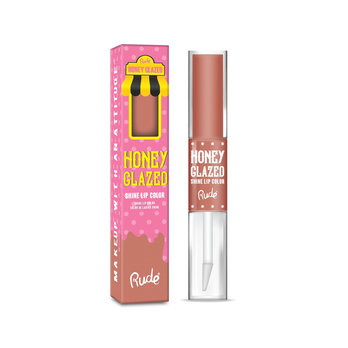 RUDE Honey Glazed Shine Lip Color