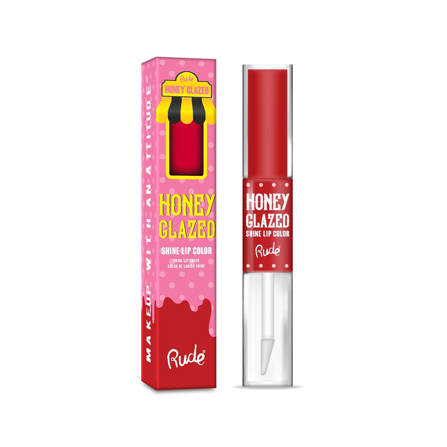 RUDE Honey Glazed Shine Lip Color