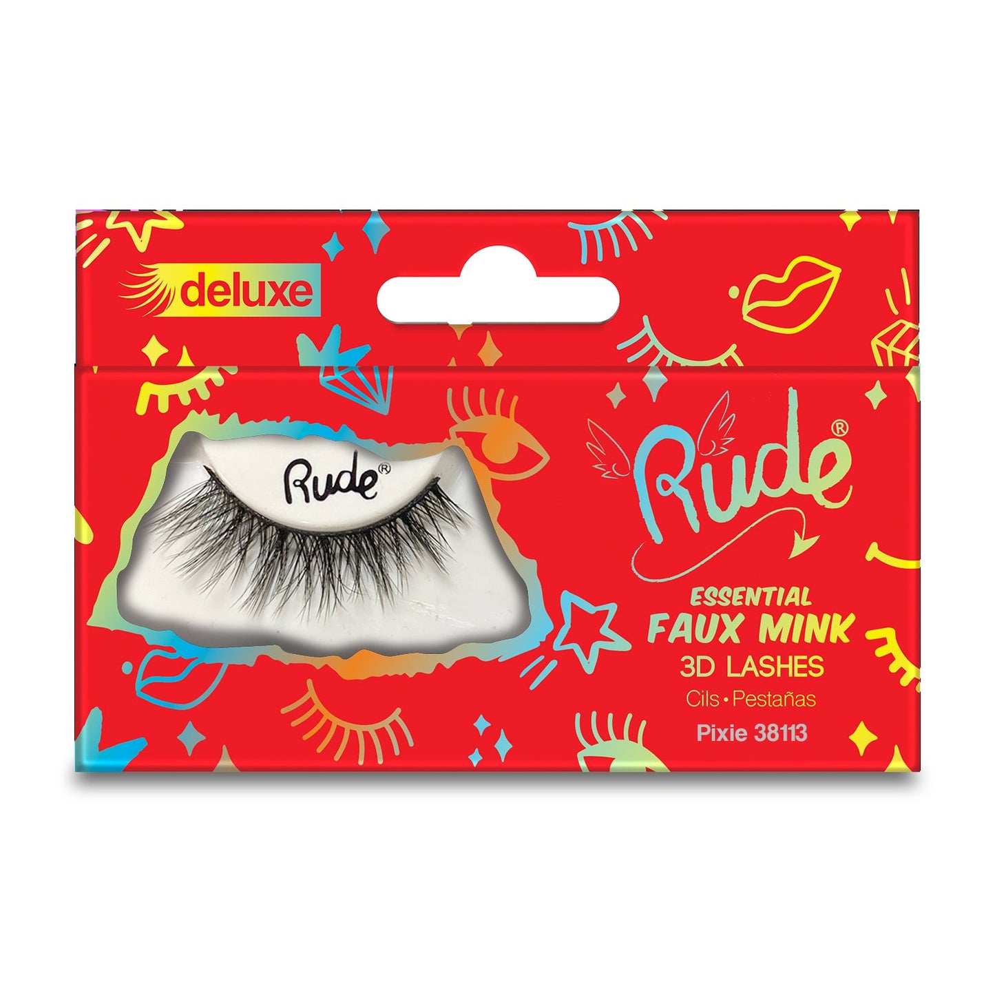 RUDE Essential Faux Mink Deluxe 3D Lashes