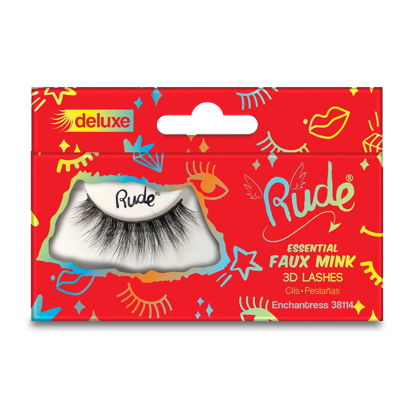 RUDE Essential Faux Mink Deluxe 3D Lashes