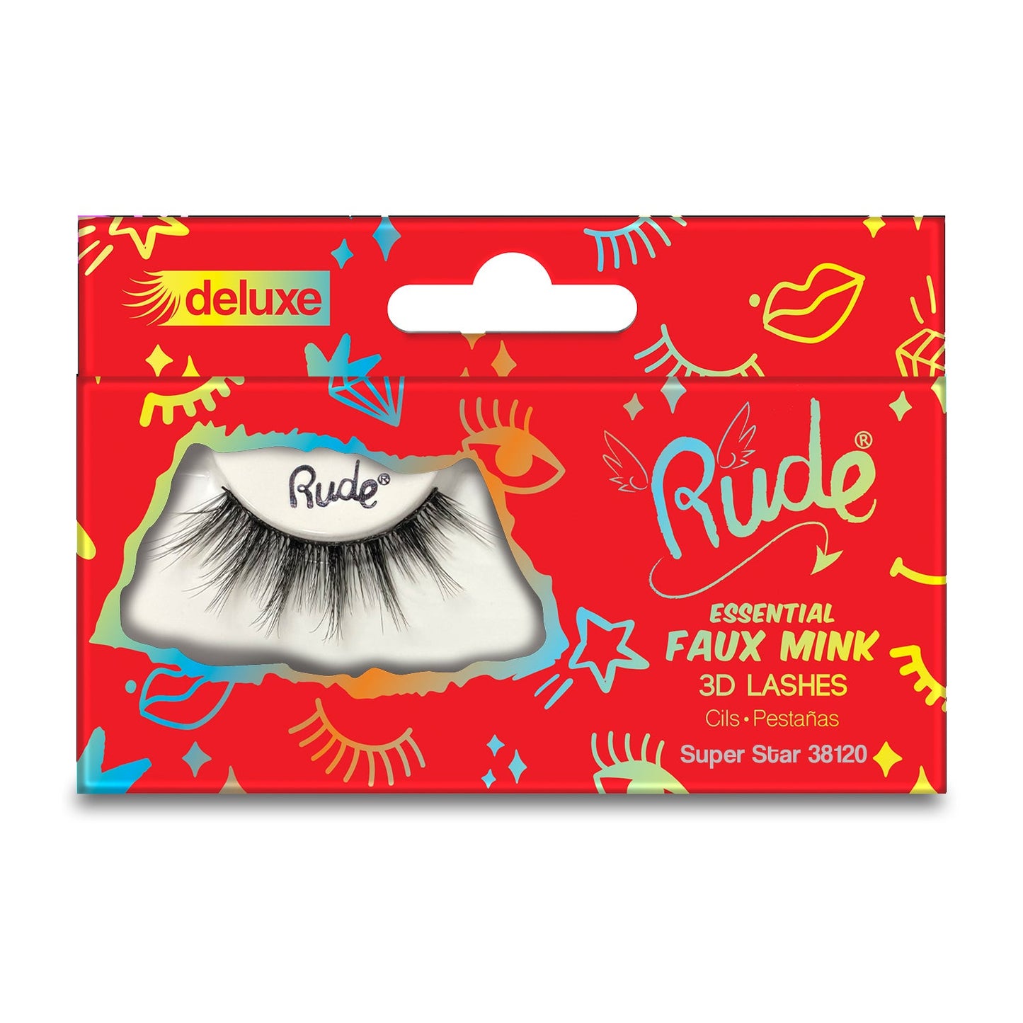 RUDE Essential Faux Mink Deluxe 3D Lashes