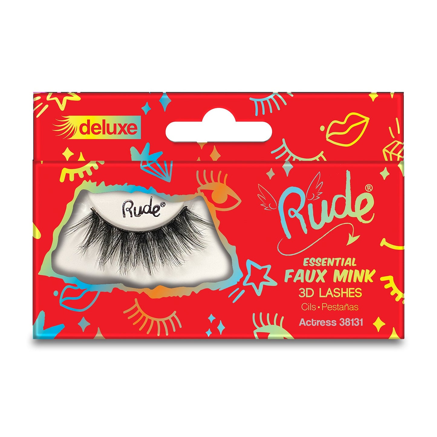 RUDE Essential Faux Mink Deluxe 3D Lashes