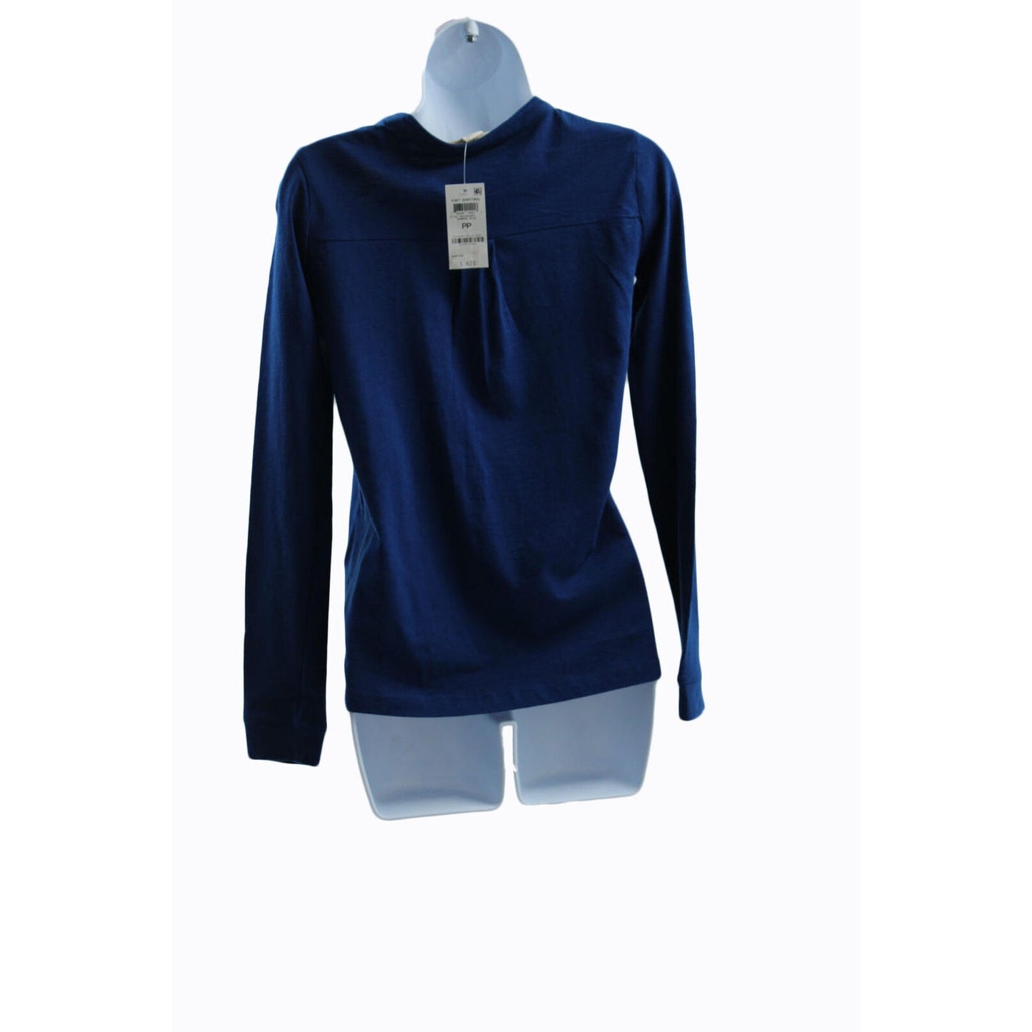 Style & Co Women's Henley Top Dark Blue SIze PP