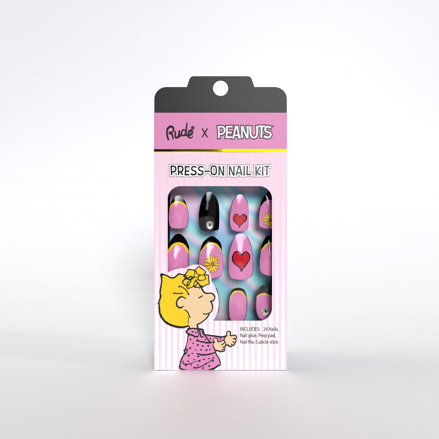 RUDE Peanuts Press-On Nail Kit