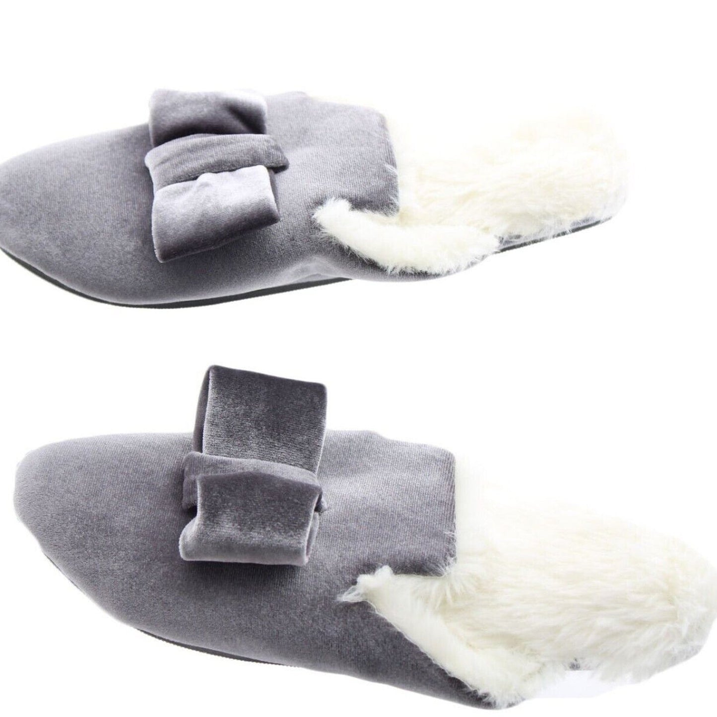 Charter Club Women Faux Fur Slippers Sz 5-6