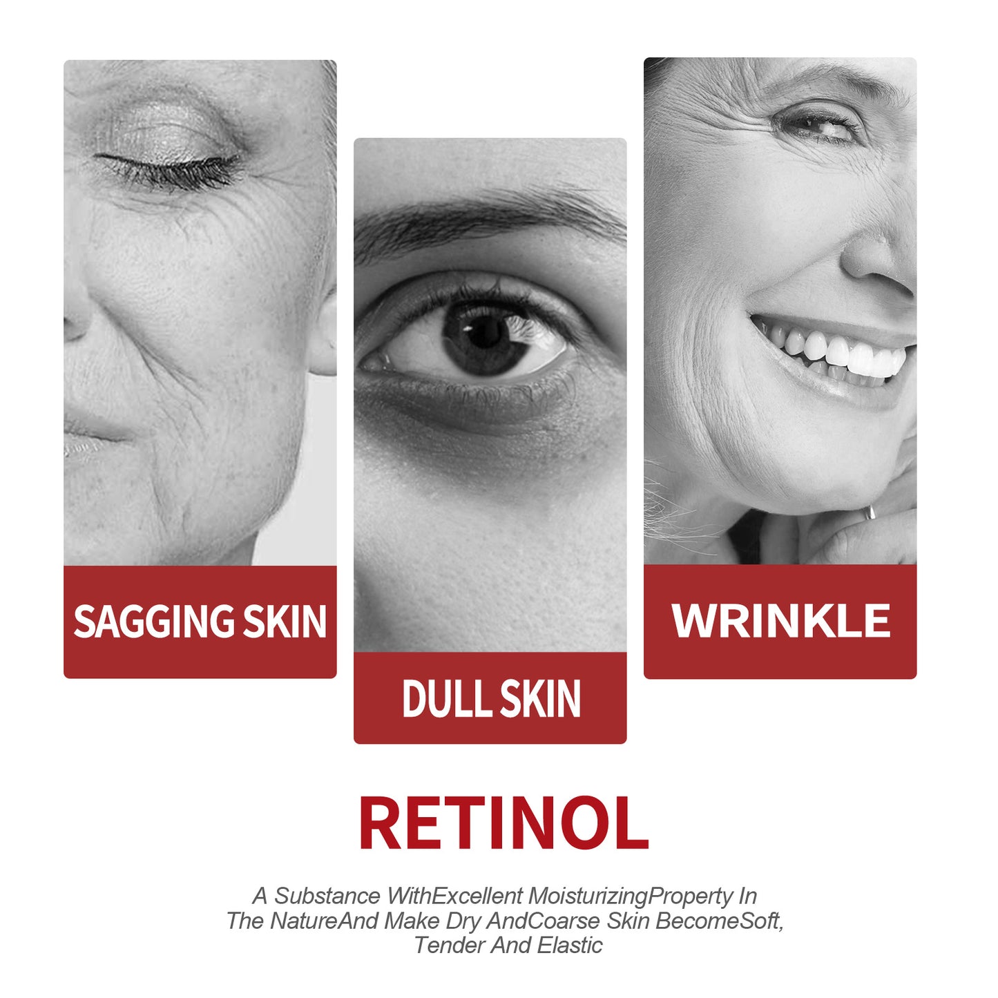 Retinol Moisturizing Cream  Diminishes Fine Lines and Dark Circles  Nourishes and Firms Pores  Anti-Aging Cream