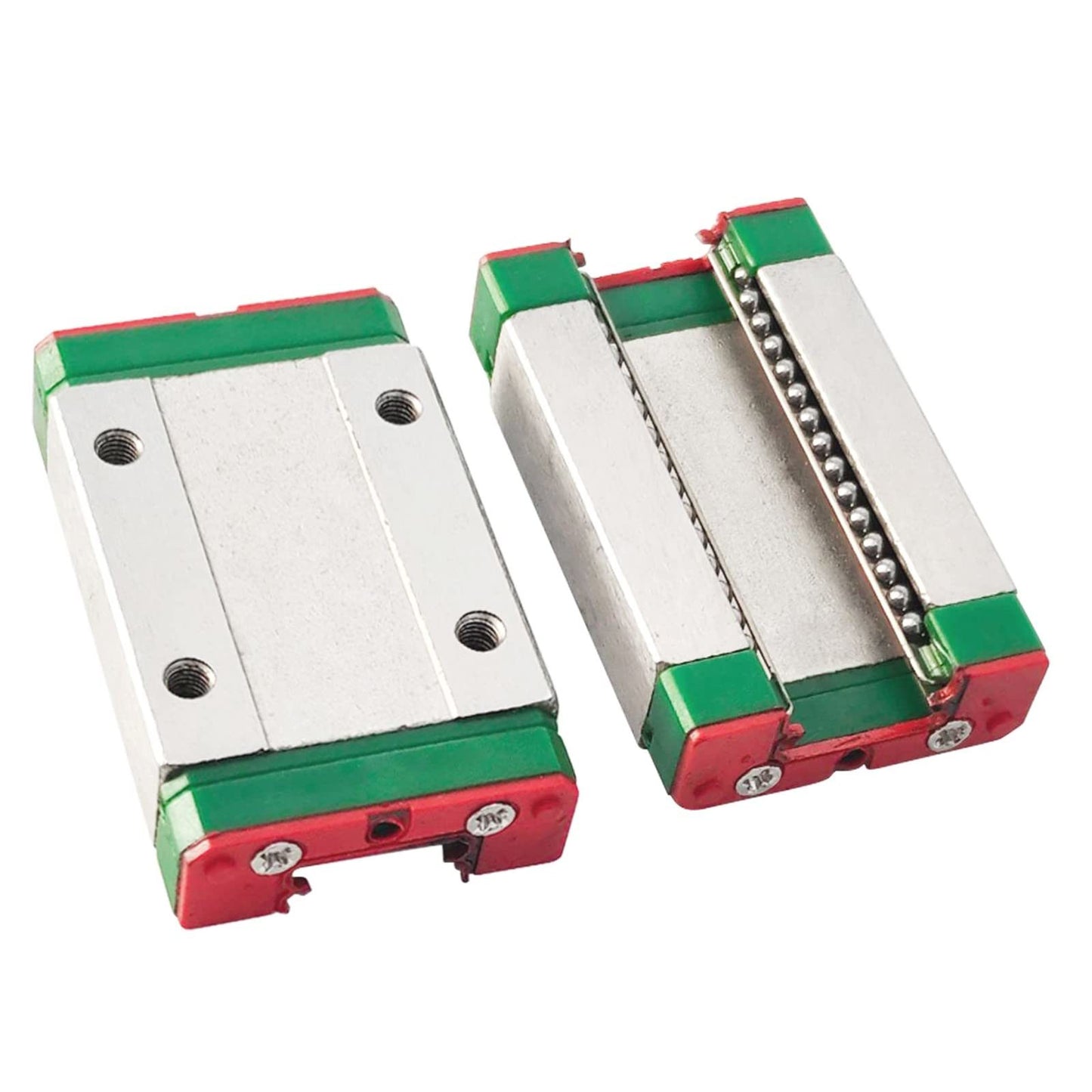 MGN12H Linear Rail Guide with 2 Stainless Steel Carriage Blocks for 3D Printers, CNC Machine Upgrade, Machining and Other Linear Motion Measurement Equipments