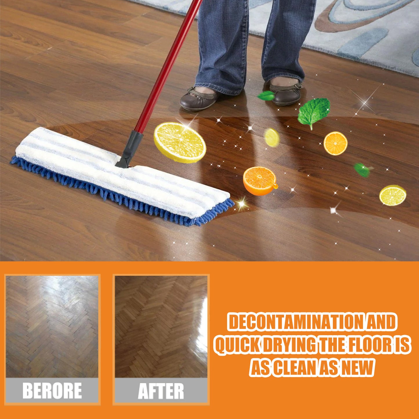 Floor Cleaner   Stain Remover Floor Cleaner Polishing Brightener Tile Cleaner