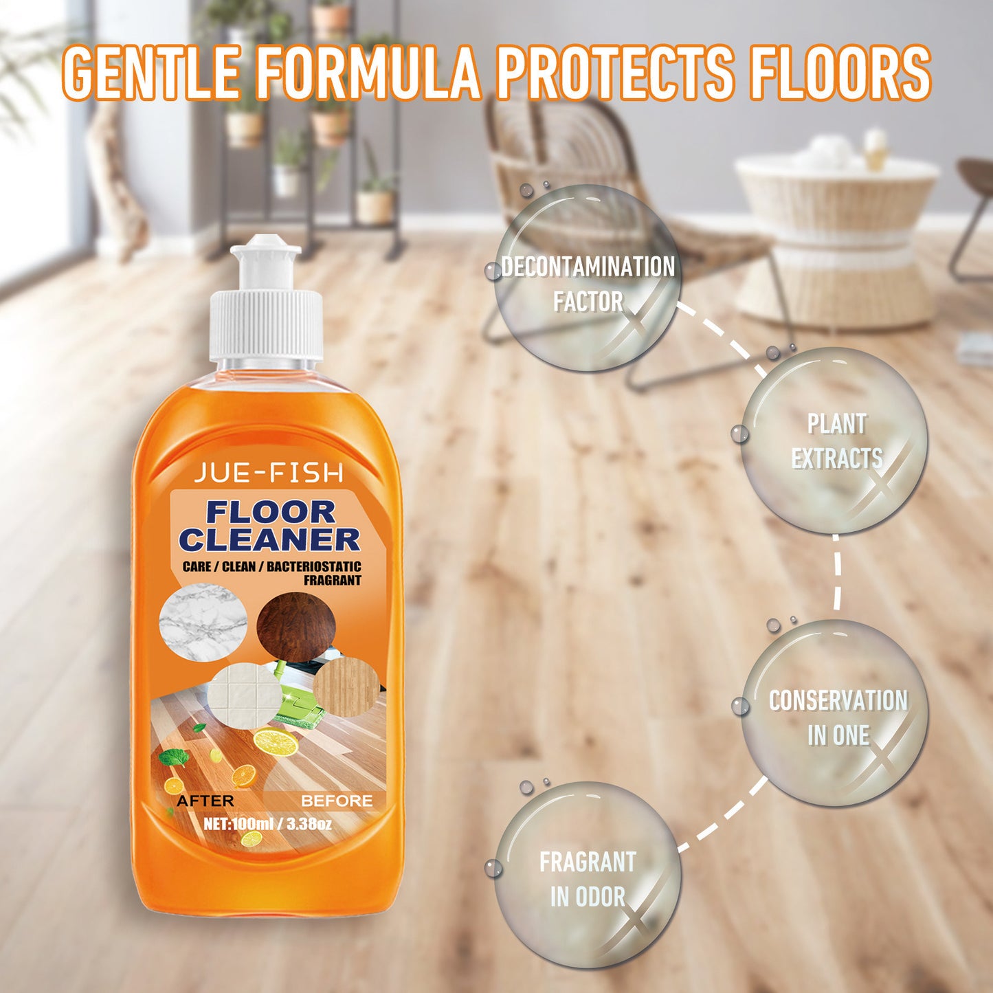 Floor Cleaner   Stain Remover Floor Cleaner Polishing Brightener Tile Cleaner