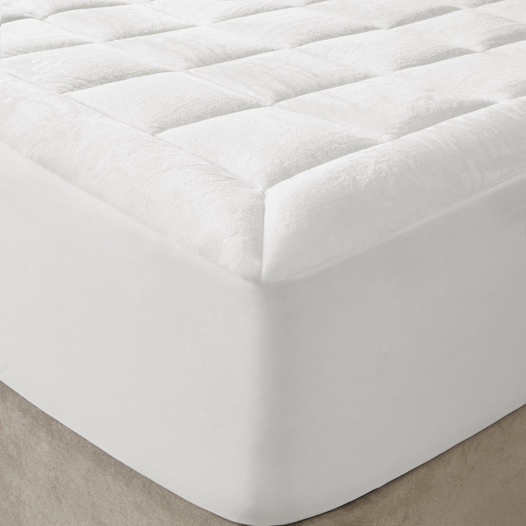 Mattress Pad Overfilled Plush Hypoallergenic Down Alternative Waterproof Mattress Pad