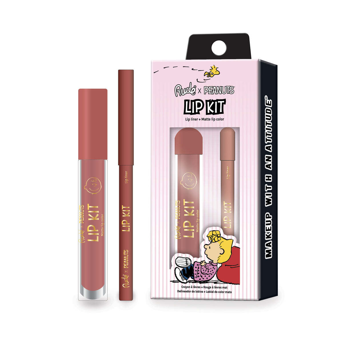 RUDE Peanuts Lip Kit