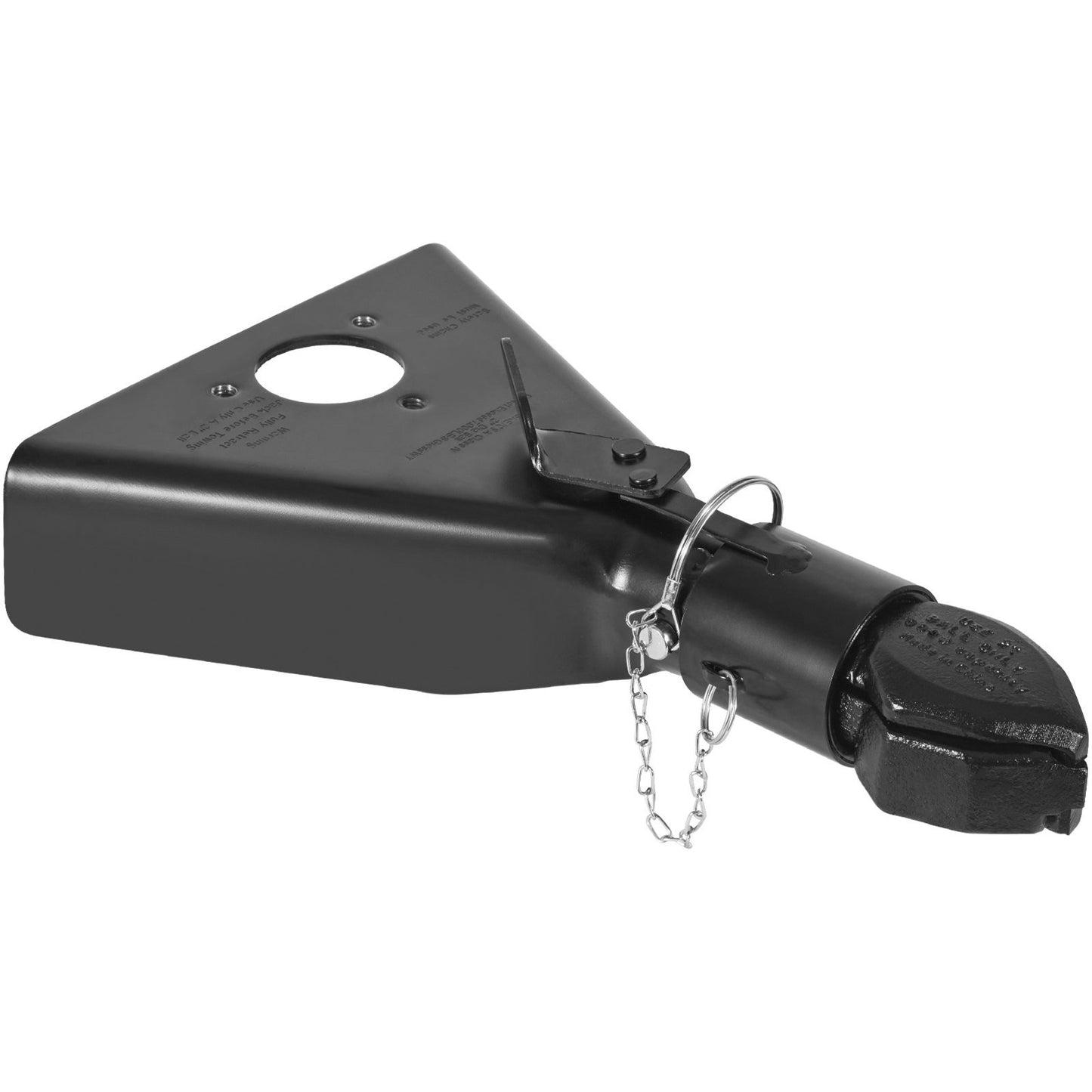 A-Frame Trailer Coupler, Fits 2-Inch Hitch Ball Size, 7000 lbs Towing Capacity, Heavy Duty Steel Coupler, Ideal for Towing Station Wagons, Pickup Trucks, SUVs, Campers, Black Coating Surface