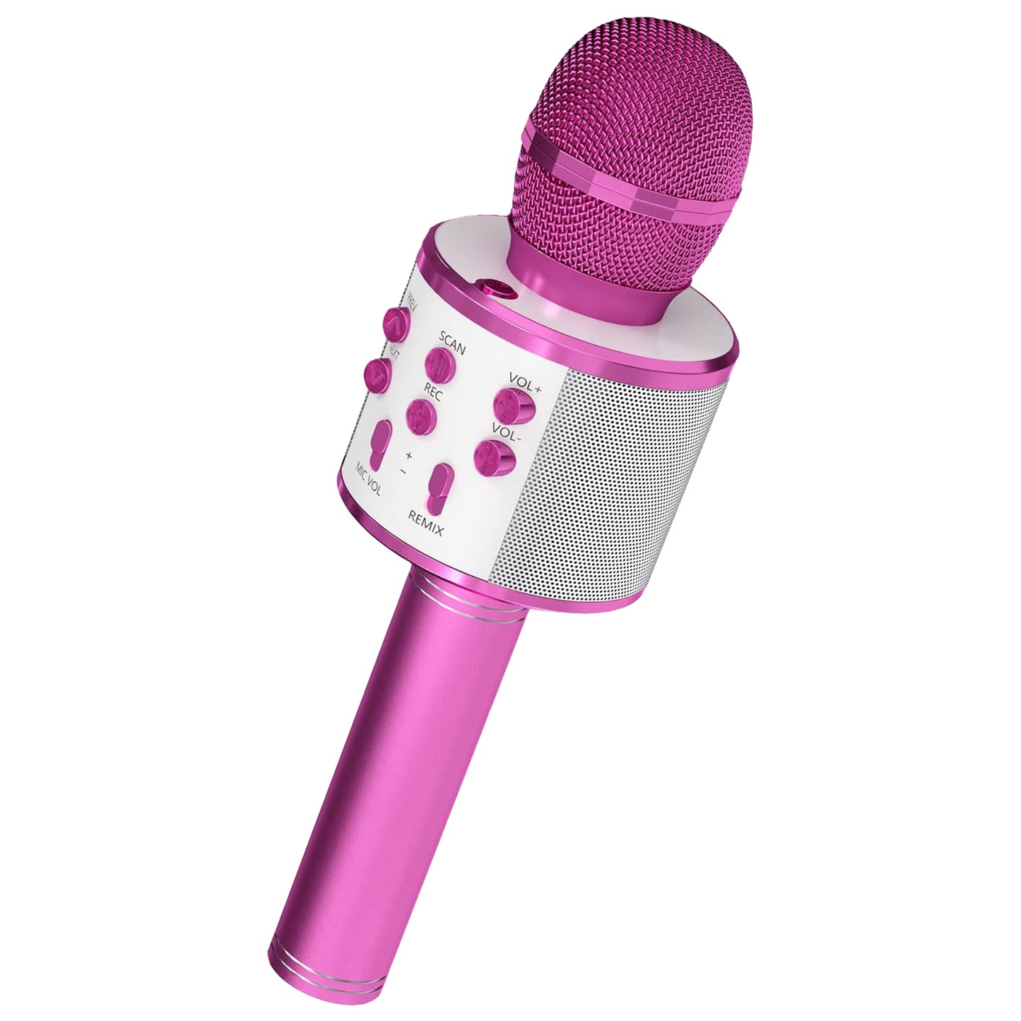 5 Core Karaoke Microphone Bluetooth Mic Portable Handheld Wireless Singing Machine Cordless Microfonos Inalambricos Professional for Adults Kids Toddler - WM SPK PINK