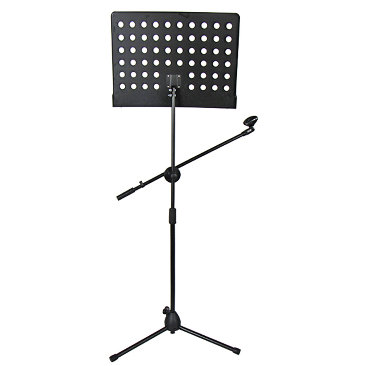 5 Core Music Stand 2-IN-1 Professional Portable Sheet Music Stand with Detachable Microphone Stand, 21.6'- 63' Adjustable Dual-Use Music Book Stand & Projector Stand, Super Sturdy Heavy Duty-MUS MH