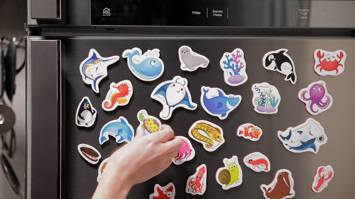 27 Foam Fridge Magnets for Toddlers Large Toddler Magnets Refrigerator Magnets for Kids Animal Magnets for Kids on Fridge