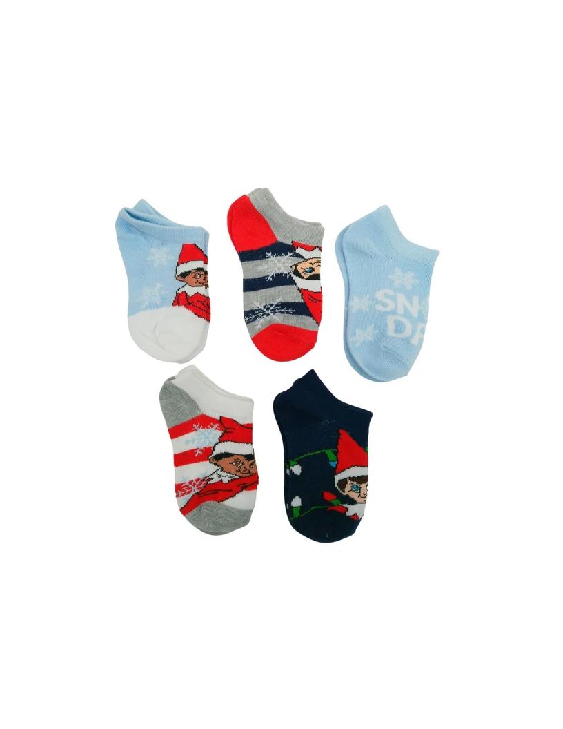 Little Kids Socks 5 Pack  Christmas Theme Socks Shoe SIze 7-10 Socks Size 4-6