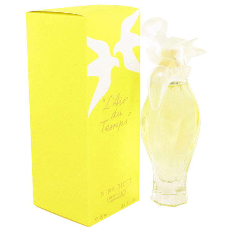 Perfume L'AIR DU TEMPS by Nina Ricci 3.3 oz Eau De Toilette Spray With Bird Cap for Women - Banachief Outlet